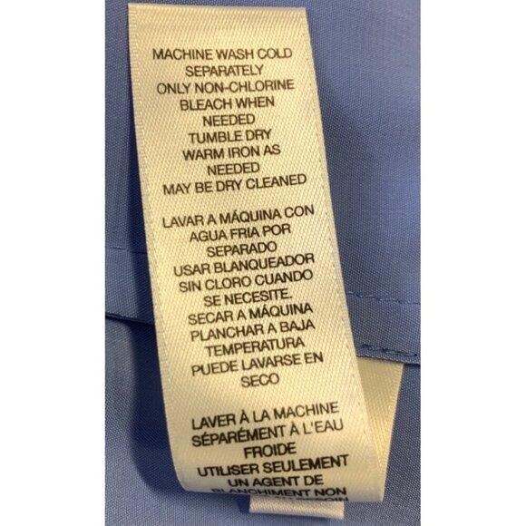 Chicos Womens Top Blouse Size 3 Large Sleeveless Blue V-Neck Casual NWT New - Picture 9 of 9